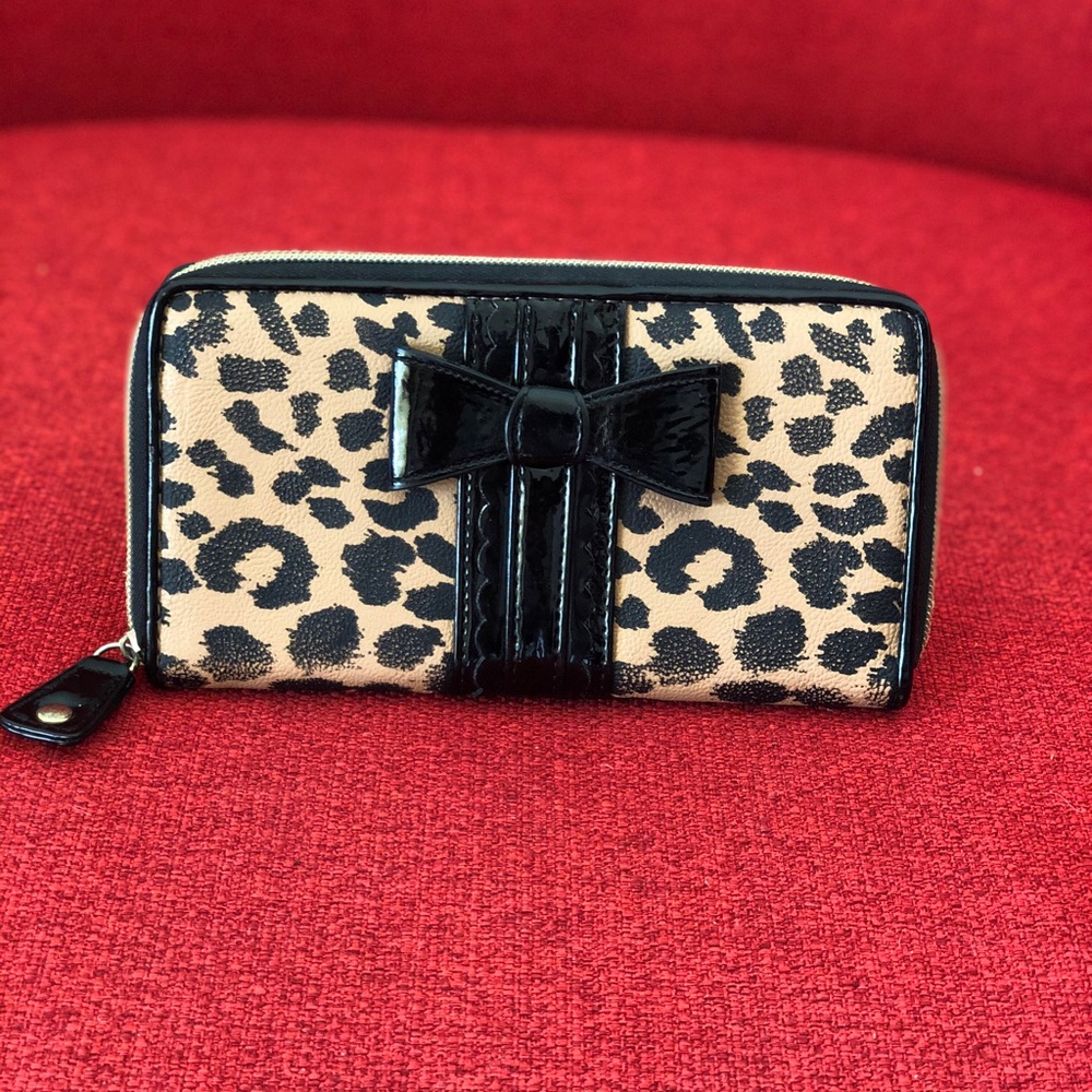 Betsy Johnson Animal Print Wallet